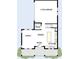 Detailed floor plan showcases the layout of the first floor at 1630 Haven Dr, Orlando, FL 32803