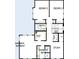 Upstairs floor plan highlights bedrooms and bathrooms at 1630 Haven Dr, Orlando, FL 32803