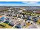 An aerial view of a lovely home with a well-manicured lawn in a beautiful neighborhood at 3214 Bayou Bay Dr, Lakeland, FL 33811