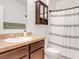 Bathroom featuring a vanity with a sink and a shower-tub combination at 3214 Bayou Bay Dr, Lakeland, FL 33811