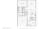 First floor plan featuring the primary bedroom, living room, dining room, kitchen, garage, and sitting room at 4323 Trotters Way, Lakeland, FL 33801