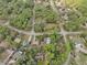 Aerial view of the community displaying the property's proximity to roads and local area at 10774 Sw 185Th Ter, Dunnellon, FL 34432