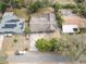 An aerial view of the single Gathering home showing the roof and driveway at 2001 Cricket Dr, Orlando, FL 32808