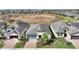 Aerial view of the property showcasing the attractive landscaping, and surrounding neighborhood at 439 Toldedo Rd, Davenport, FL 33837