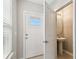 Bathroom features a pedestal sink at 288 Woodsage Pl, Lake Alfred, FL 33850