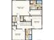 Second floor plan showcasing primary suite, two bedrooms, two baths and laundry room at 342 Wayland Dr, Haines City, FL 33844