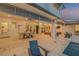 Inviting outdoor patio with comfortable seating and dining areas, perfect for relaxation and entertaining at 472 Desoto Dr, New Smyrna Beach, FL 32169