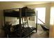 Bedroom with a large bunk bed at 1753 Eagle Hammock Blvd, Eagle Lake, FL 33839