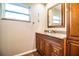 Bathroom with a vanity, granite countertop, and neutral color paint at 4739 Tierra Alta Ct, Lakeland, FL 33813