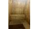 Traditional sauna constructed with wooden benches to promote relaxation at 101 Bent Tree Dr # 12, Daytona Beach, FL 32114