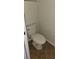 Small bathroom with a standard toilet and tiled floors at 315 Villa Sorrento Cir, Haines City, FL 33844