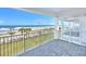 Outdoor balcony featuring views of the ocean at 15 Marden Dr, Ormond Beach, FL 32176