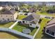 The backyard features a white vinyl fence and a trampoline at 5798 Dornich Dr, Auburndale, FL 33823