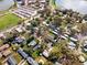 Aerial view of a residential neighborhood surrounding the property at 2015 Poe St, Lakeland, FL 33801