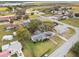 Aerial view of the property, showcasing its location in a residential area at 2640 Oak Dr, Bartow, FL 33830