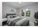 Cozy bedroom with ample natural light, comfortable bed, and stylish decor at 2050 Nw 79Th Loop, Ocala, FL 34475