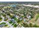 Aerial view of a serene neighborhood with well-maintained homes and lush green spaces at 390 Lisa Karen Cir, Apopka, FL 32712