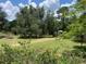 Lush backyard with mature trees, open green space and a shed in a peaceful setting at 24645 Ne 177Th Ter, Fort Mc Coy, FL 32134