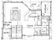 Detailed first floor layout showing kitchen, living, dining and lanai spaces, highlighting flow and dimensions at 222 Carpenters Way # 68, Lakeland, FL 33805