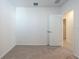 Neutral carpet and white walls make this bedroom a blank slate for new homeowners at 2530 Linda Knoll Ln, Bartow, FL 33830