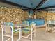 Recreation area showcases seating, stone accents, and a blue overhang at 333 Lake Howard Dr Nw # 314D, Winter Haven, FL 33880