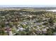 Expansive aerial view of a residential neighborhood with mature trees and private pools at 5029 Sheffield Rd, Lakeland, FL 33813