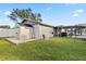 A spacious yard with a shed and patio at 5029 Sheffield Rd, Lakeland, FL 33813