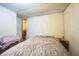 Bedroom with light walls, linoleum, and basic furnishings at 1140 Saddlewood Blvd, Lakeland, FL 33809