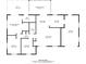 Detailed floor plan showcasing the layout of the home, including the primary bedroom, kitchen, living room, and patio at 663 Hager St, Deltona, FL 32725