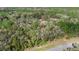 Aerial view showcasing a private property enveloped by mature trees and landscaping at 7641 Sw 185Th Cir, Dunnellon, FL 34432