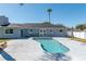 Relaxing backyard with an in-ground pool and a lounge area for entertaining at 17 Se 61St Ct, Ocala, FL 34472