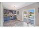 Entertainer's dream bar area with mini fridge and access to the pool area at 17 Se 61St Ct, Ocala, FL 34472
