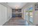Entertainer's dream bar area with mini fridge and access to the pool area at 17 Se 61St Ct, Ocala, FL 34472