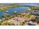Aerial view of a real estate lot with foundation and surrounding areas under a sunny sky at 2569 Rogers Rd, Lakeland, FL 33812