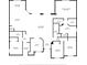Detailed floor plan featuring open living space, multiple bedrooms, walk-in closets, and spacious kitchen at 2569 Rogers Rd, Lakeland, FL 33812