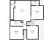 Detailed second floor plan featuring a spacious loft, three bedrooms, and two bathrooms at 5618 Winterbrook Way, Winter Park, FL 32792