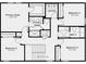 Second-floor layout featuring a primary suite, three additional bedrooms, two baths, and a laundry room at 2667 Fernleaf St, Auburndale, FL 33823