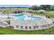 Resort-style pool featuring ample seating, a playground and a splash area at 4719 Bold Peacock Bnd, Bartow, FL 33830