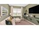 Cozy living room with a large window and comfortable furniture at 5190 Goldfinch Dr, St Cloud, FL 34771