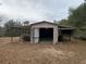 Exterior view of open storage shed with metal roof and open bay at 24605 Ne 177Th Ter, Fort Mc Coy, FL 32134