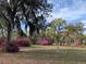 Expansive yard with trees, Spanish moss, and pink azalea bushes at 24605 Ne 177Th Ter, Fort Mc Coy, FL 32134