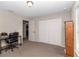 Well-lit room with a closet and a small desk is perfect for a home office at 4111 Se 131St Ln, Belleview, FL 34420