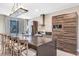 Stylish kitchen with island seating, modern appliances, and ample counter space at 7540 Brooklyn Dr, Kissimmee, FL 34747