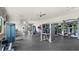 Spacious gym with modern equipment and ceiling fans at 3217 Armstrong Ave, Clermont, FL 34714
