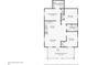First floor plan showing layout of bedrooms, bathrooms, kitchen, and living room at 515 9Th St, Winter Garden, FL 34787