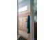 Tiled shower stall with a glass door and window in the bathroom at 5118 Norriswood Dr, Mulberry, FL 33860