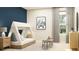 Comfortable bedroom with unique bed frame and playful decor at 759 Terrapin Dr, Debary, FL 32713