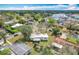 An aerial view showing the layout of the neighborhood and surrounding community at 1625 Crystal E Ct, Lakeland, FL 33801
