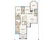 Second floor plan showing layout of bedrooms, bathrooms, laundry and game room at 5224 Stone Ridge Pl, St Cloud, FL 34771