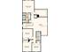 Second floor layout with a primary suite, three bedrooms, three bathrooms, and a spacious loft at 4532 Ranunculus St, Lake Hamilton, FL 33851